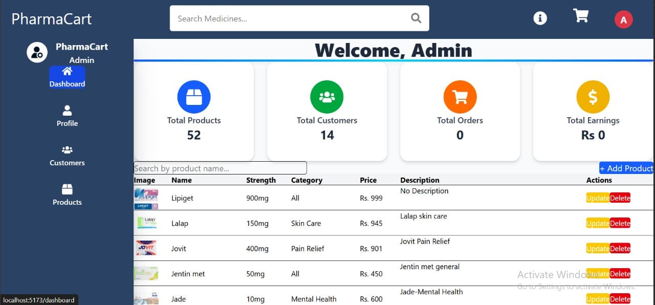 PharmaCart — Online Pharmacy Store